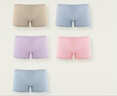 蓓安适儿童一次性内裤女童纯棉平角彩色无菌A类旅行便携免洗日抛5条装 实拍图