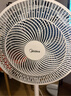 美的（Midea）【品质推荐】七叶轻音柔风电风扇/家用省电落地扇/台式电扇/广角摇头节能宿舍小型风扇 SAE35CA 实拍图