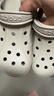 卡骆驰（CROCS）贝雅洞洞鞋男鞋女鞋轻便耐磨一脚蹬拖鞋休闲鞋百搭花园鞋|10126 卵石色-2V3 41 /42(260mm) 实拍图