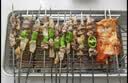 原始人电烧烤炉家用无烟烤肉机室内烧烤架电烤盘炉子烤串多功能电烤锅 升级款白烤炉+烤网 实拍图