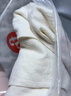 费雪（Fisher-Price）美国费雪孕妇连衣裙夏季新款裙子夏装长裙上衣孕妇裙女纯棉孕妇装 米白色连衣裙-夏款 XL【140-160斤适穿】 实拍图