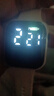其他品牌高颜值LED手表时尚方形学生科技感超强夜光数字个性运动 太空白 实拍图