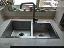 华帝（VATTI）冷热水厨房水龙头304不锈钢枪灰 洗菜盆洗菜池水槽适用 061101H 实拍图