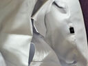 南极人衬衫男纯色长袖商务衬衫男士棉质舒适衬衣外套修身白衬衫男2XL 实拍图