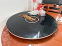 富得莱 饭菜保温板 加热菜板 暖菜板2026新款 圆形家用智能多功能带火锅电磁炉 自动恒温餐桌旋转盘神器 触控黑88cm电动旋转电磁炉火锅 实拍图