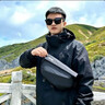 JEEP磁吸扣单肩斜挎包男士大容量机能胸包通勤机车骑行运动休闲邮差包 黑武士【快拆磁吸+多隔层】 实拍图