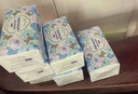 漫花山茶花纸面巾400张实惠装餐巾纸卫生纸家庭装擦手 【山茶花系列】 5层 400张*3包 实拍图
