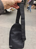 新款牛津布包潮流商务胸包男女单肩包帆布休闲背包防刮耐磨斜挎包 黑色【简约时尚】 实拍图