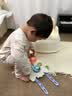 COOKSS婴幼儿益智忙碌板宝宝精细动作训练火箭忙碌球方向盘早教推车玩具 实拍图