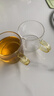 玻璃彩色把手杯品茗杯花茶套装茶杯防爆耐热小把杯100ml 随机6只（彩把） 实拍图