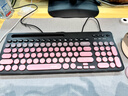 宏碁（acer）无线蓝牙双模键盘OKR215/OKR281 轻薄人体工学办公家用商务电脑笔记本手机平板通用 黑莓粉 实拍图