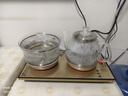 益茶福全自动上水电热水壶底部上水嵌入式茶台功夫茶烧水壶饮水烧水一体机抽水玻璃煮茶壶保温泡茶壶 SQ-008金色玻璃套装 1L 实拍图