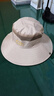 黛米安妮莎帽子男夏季遮阳帽男户外防晒帽男太阳帽渔夫钓鱼帽登山帽沙滩草帽 浅米色-帽檐9CM 均码 实拍图