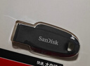 闪迪（SanDisk）128GB USB3.2 U盘 CZ550黑色 读速100MB/s 安全加密 数据恢复 学习办公电脑车载 高速大容量优盘 实拍图