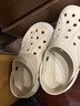 卡骆驰（CROCS）贝雅卡骆班洞洞鞋|205089 冬日白/彩色-1LI   36 /37(220mm)   实拍图
