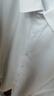 EAEOVNI长袖衬衫男士白色衬衣男大码胖子正装修身抗皱职业工装面试工作服 纯白色【快速到货】 46 【200-220斤】 实拍图