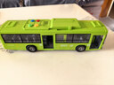 soumade公交车巴士玩具车仿真合金汽车模型超号客车大巴儿童开学礼物绿色 实拍图
