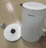 美的（Midea）电热水壶家用烧水壶泡茶0涂层食品级304不锈钢自动断电双层防烫全钢无缝1.5L大容量 MK-HJ1566 实拍图