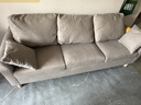 岸茂沙发小户型客厅现代简约布艺可拆洗家用卧室出租房三人网红小沙发 浅灰色【80%顾客选择】 173cm 三人位【海绵款】现货福利 实拍图