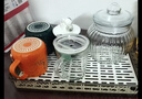 品喻（PINYU）茶盘杯子茶具茶杯托盘轻奢家用长方形沥水盘水壶收纳新款沥水杯架 实拍图