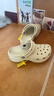 卡骆驰（CROCS）贝雅云彩女士洞洞鞋户外休闲鞋|208186 冬日白-11S 38 (240mm) 晒单实拍图