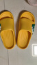 猪爸爸儿童拖鞋男童夏家居室内洗澡防滑女童2025新款简约宝宝凉拖鞋黄23 实拍图