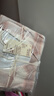 MUJI女式无侧缝法兰绒睡衣女士家居服纯棉冬季套装 粉红色格纹5A XL 实拍图