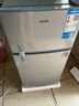 奥克斯小冰箱家用小型迷你冷藏冷冻两用出租房宿舍用节能省电寝室办公室电冰箱 【净化去味】156银色【高效保鲜 铜管速冷】42L 实拍图