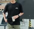 森马（Semir）短袖T恤男装熊猫国风印花刺绣夏季凉感t宽松上衣109325100113 实拍图