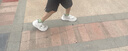 哈比熊童鞋夏季单网小白鞋儿童运动鞋透气男童鞋GU7577 白色33码 实拍图