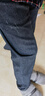 真维斯（Jeanswest）牛仔裤男2026夏季青年男士宽松直筒长裤弹力休闲长裤蓝黑薄款34 实拍图