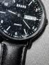 全自动机芯表防水夜光手表男女学生小表盘国考静音公务员考试专用 皮带星空蓝 【机械式扫秒走时】 实拍图