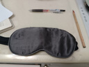 TA 真丝眼罩睡眠觉遮光透气男女士学生桑蚕丝午睡休情侣旅行灰 实拍图