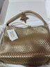 ECODAY编织托特包通勤包女包大容量单肩手提包送女友生日礼物 My dear friend-B007X 香槟金 大号 实拍图