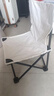 户外装备高品质车载便携亲子户外折叠椅用于露营钓鱼写生 白色中号33（无收纳袋） 实拍图