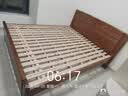 铭府世臻 床双人床1.8米2米实木床中式主卧大床胡桃木床1822#床+床头柜*2 实拍图