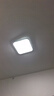 欧普照明（OPPLE）全光谱护眼吸顶灯卧室灯智能照明灯具大瓦数简约大气铭宇4黑方形 实拍图