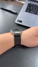 W&P适用苹果手表表带apple watch ultra3/2野径回环尼龙编织表带iwatch S11/10/9/8/7/6/SE 钛黑49 实拍图