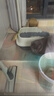 汪野君防外溅猫砂盆半封闭顶入猫厕猫屎盆猫砂铲猫沙盆大号带卡通猫砂垫 实拍图