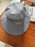 黛米安妮莎帽子男夏季遮阳帽男户外防晒帽男太阳帽渔夫钓鱼帽登山帽沙滩草帽 深灰色-帽檐9CM 均码 实拍图