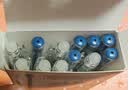 晨光（M&G）文具 热可擦中性笔 拔盖子弹头墨蓝色水笔0.5mm 小学生用热敏摩擦签字笔 12支/盒AKP61115B1 实拍图