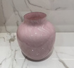 京东鲜花粉色花瓶玻璃摆件客厅插花琉璃轻奢高级感小众设计感水培装饰乔迁 实拍图