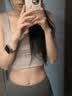 VICTORIATOURIST瑜伽服套装女夏季高强度运动内衣速干普拉提健身背心长裤灰L 实拍图