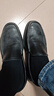 红蜻蜓真皮皮鞋一脚蹬休闲套脚商务皮鞋男软底男士爸爸鞋WTA30612黑色41 实拍图
