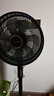 澳柯玛（AUCMA）电风扇交流定频家用风扇大风量落地风扇台地易安装遥控轻音节能对流循环风扇 星空黑 FS-35D909(Y) 实拍图