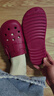 朴西厚底包头半拖女士夏外穿洞洞鞋 安哥拉红  35-36 实拍图