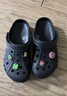 卡骆驰（CROCS）贝雅洞洞鞋男鞋女鞋轻便耐磨一脚蹬拖鞋休闲鞋百搭花园鞋|10126 黑色-001 40 (250mm) 实拍图