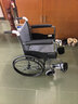 鱼跃(yuwell)轮椅车H051折叠老人轻便旅行手推车钢管免充气胎代步车 实拍图
