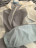 蕉内（Bananain）【王一博同款】502UV男女士同款防晒衣服冰丝皮肤衣夏季外套新款 烟雨灰拼水晶蓝拼暖白 S 实拍图