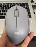 罗技（Logitech）M330 轻音鼠标 无线鼠标 办公鼠标 右手鼠标 带无线微型接收器 灰色 实拍图